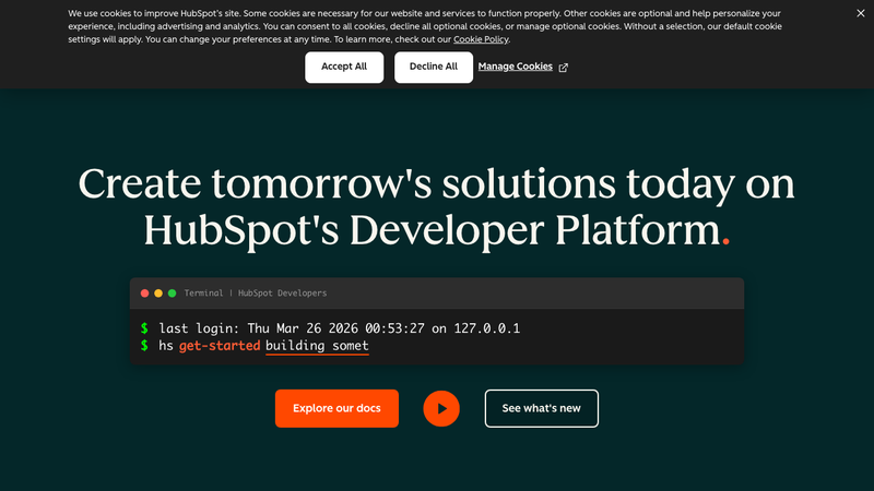 Screenshot of Auth Oauth homepage