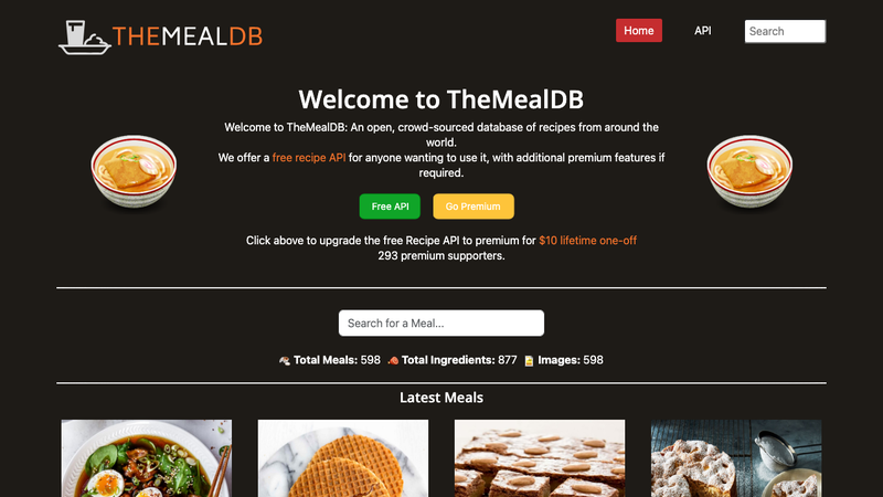 TheMealDB API